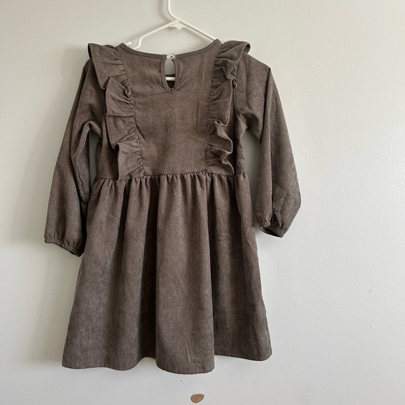 olive green/grey dress - Picture 2 of 2